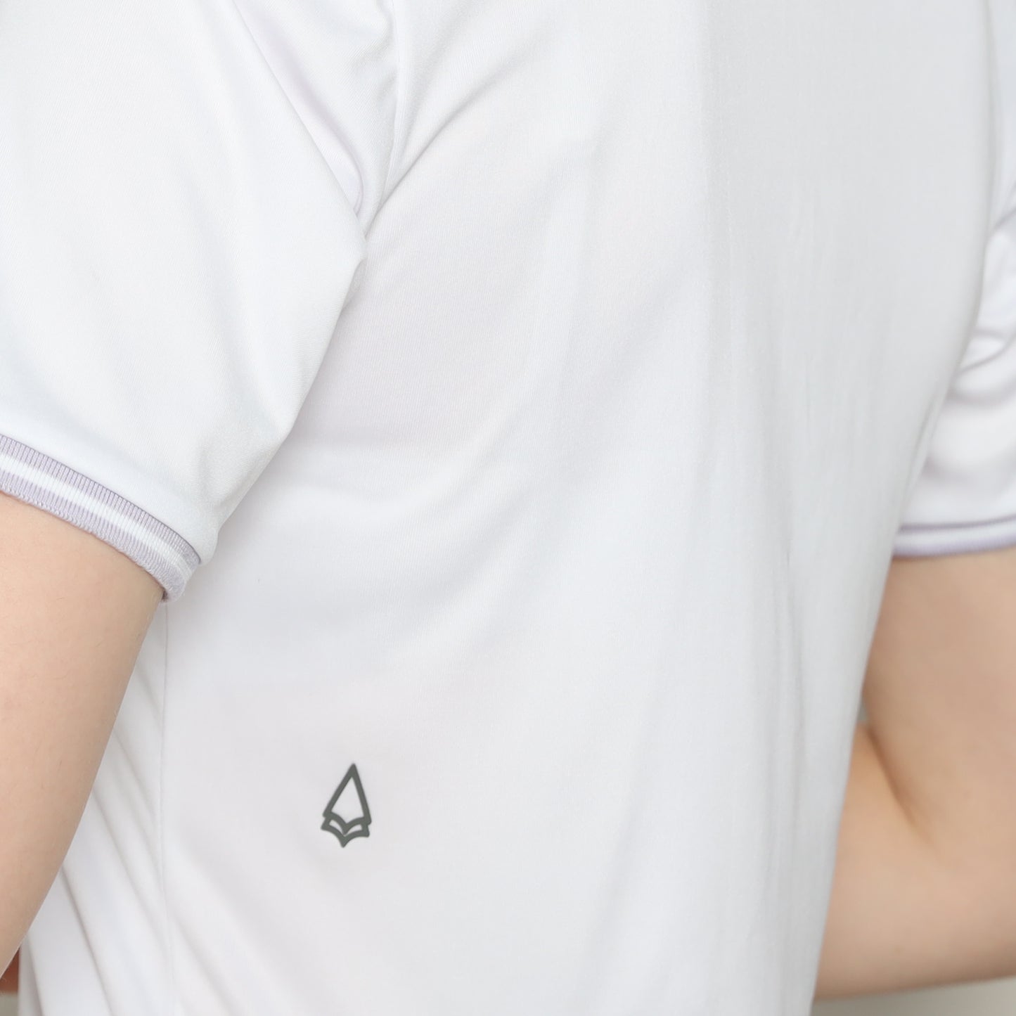 Iris Polo Shirt White Lilac
