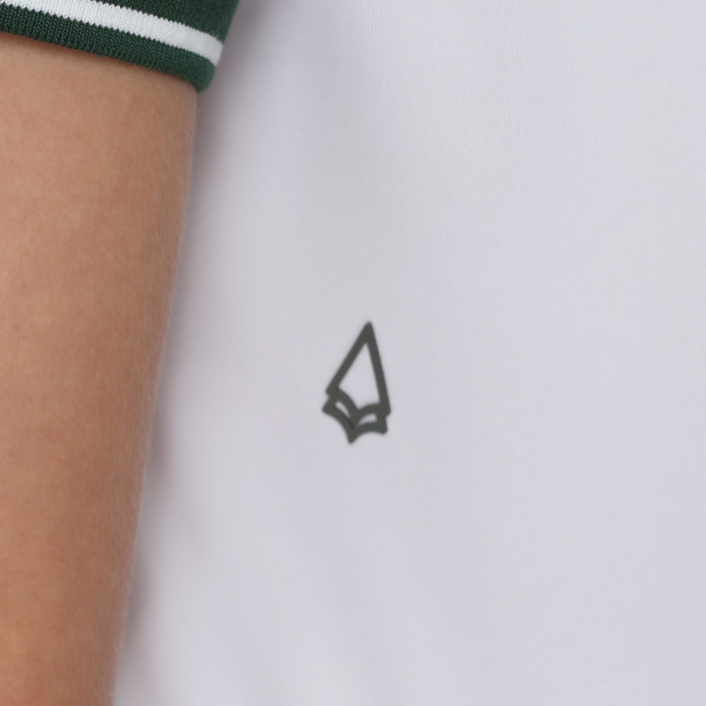 Iris Polo Shirt White Green