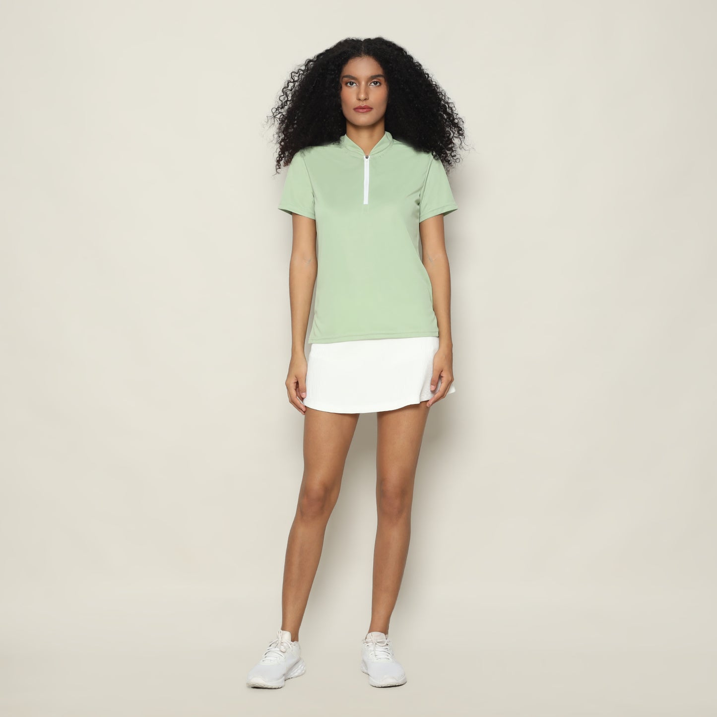 Align Quarter Zip Shirt Sage