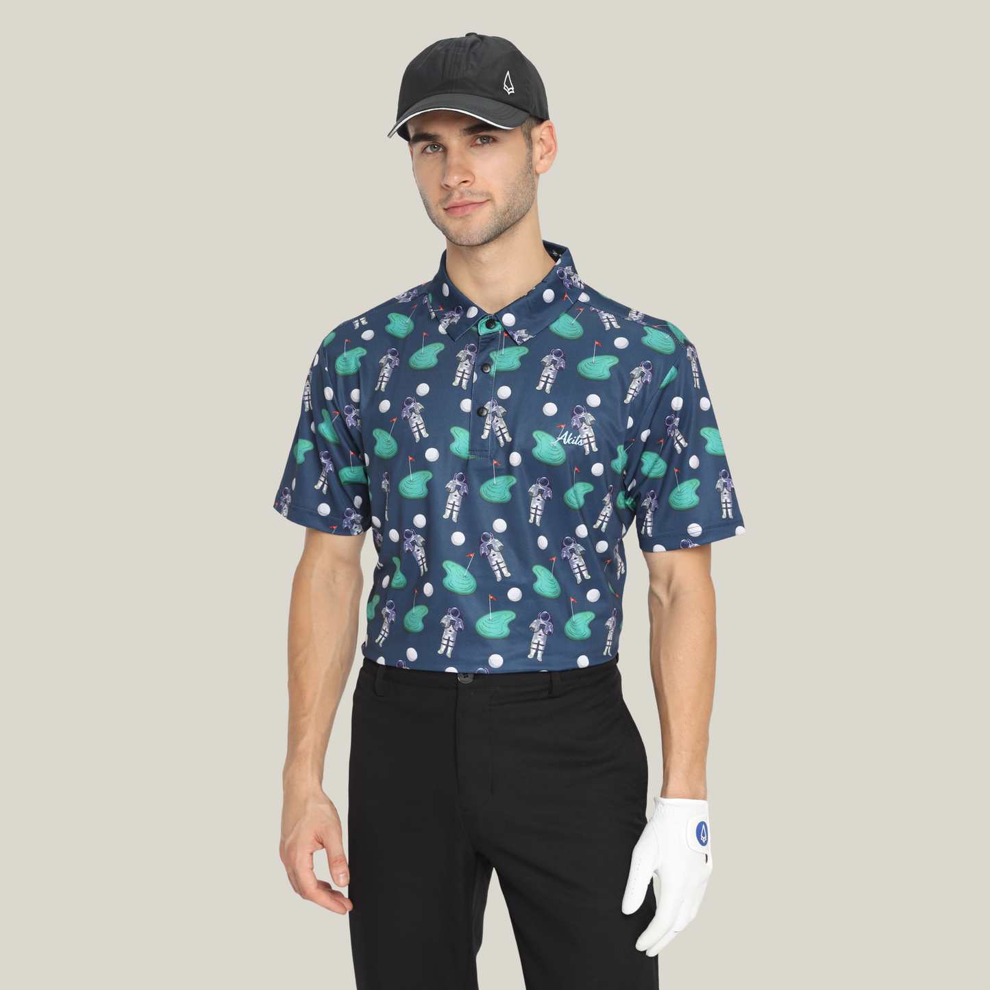 GOTM (Golf on the moon) Polo Shirt
