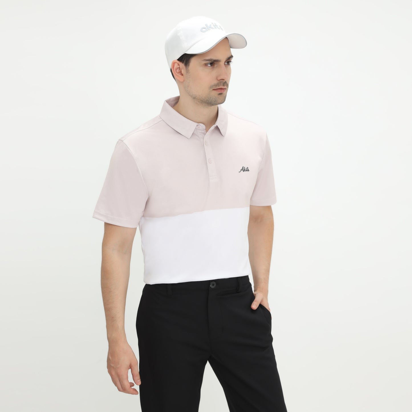 Maven Polo Shirt Ash Rose