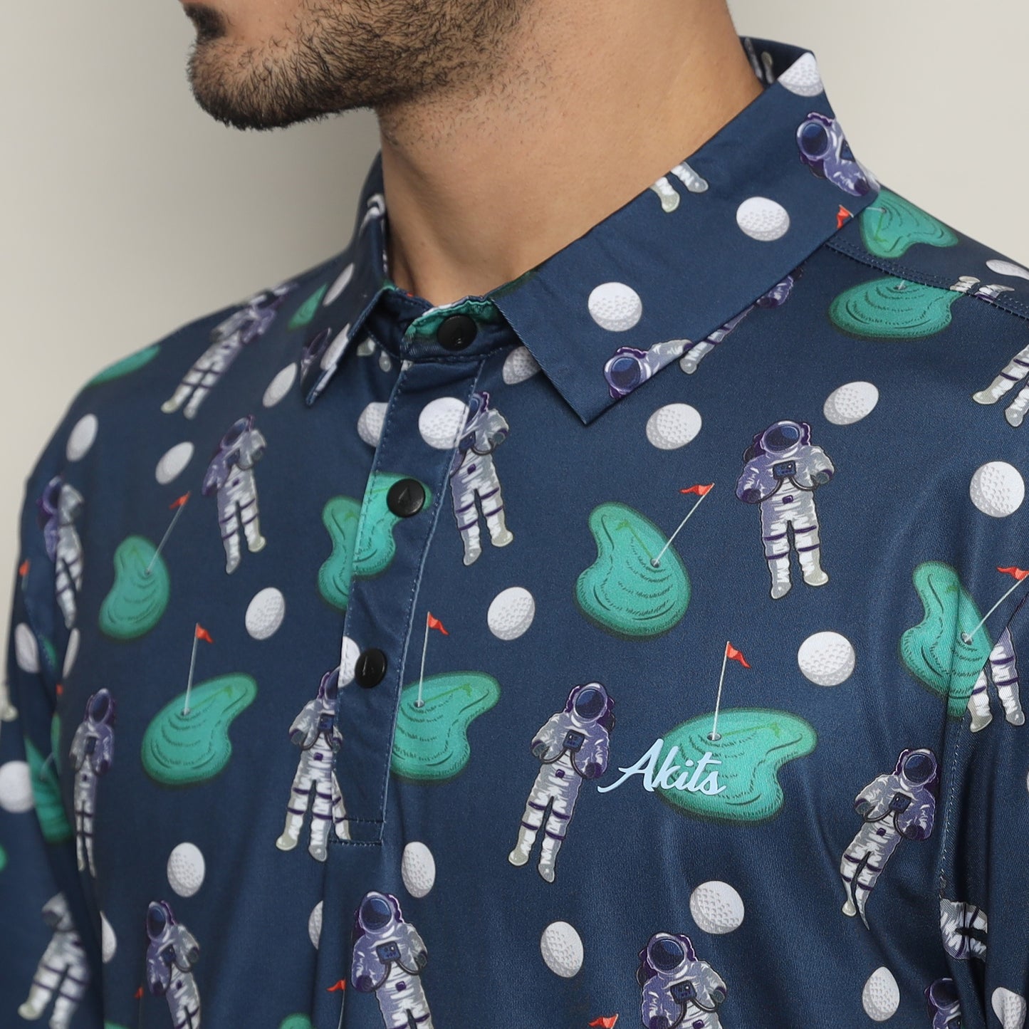 GOTM (Golf on the moon) Polo Shirt