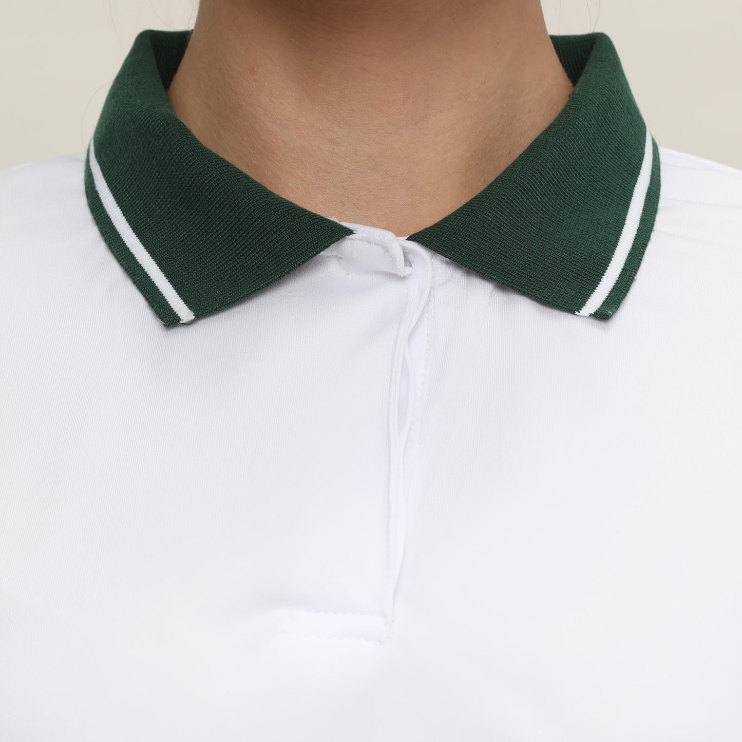 Iris Polo Shirt White Green