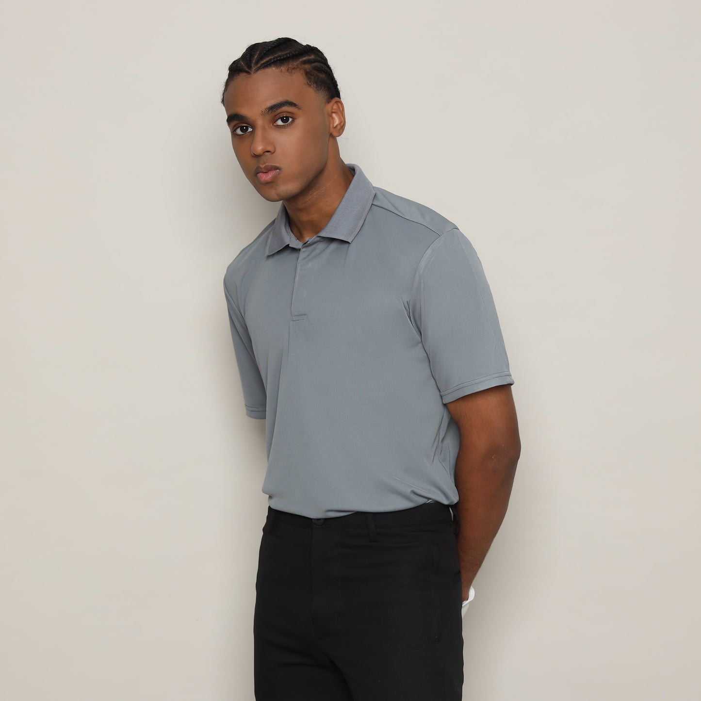 Play by Play Polo Shirt - Grey