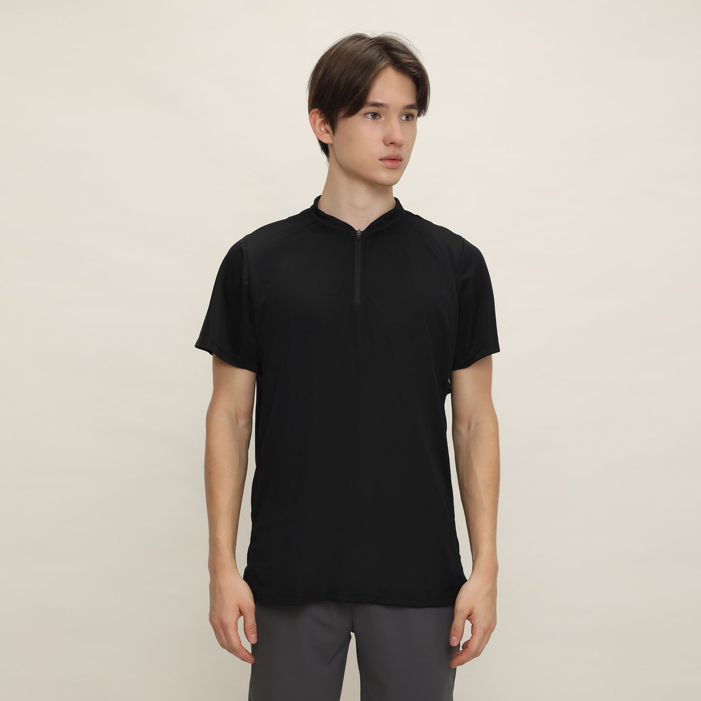 Align Quarter Zip Shirt Black