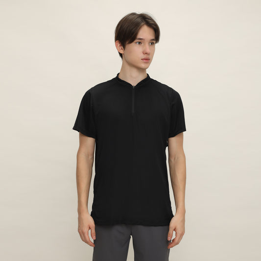 Align Quarter Zip Shirt Black