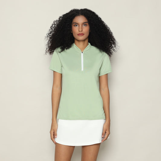 Align Quarter Zip Shirt Sage